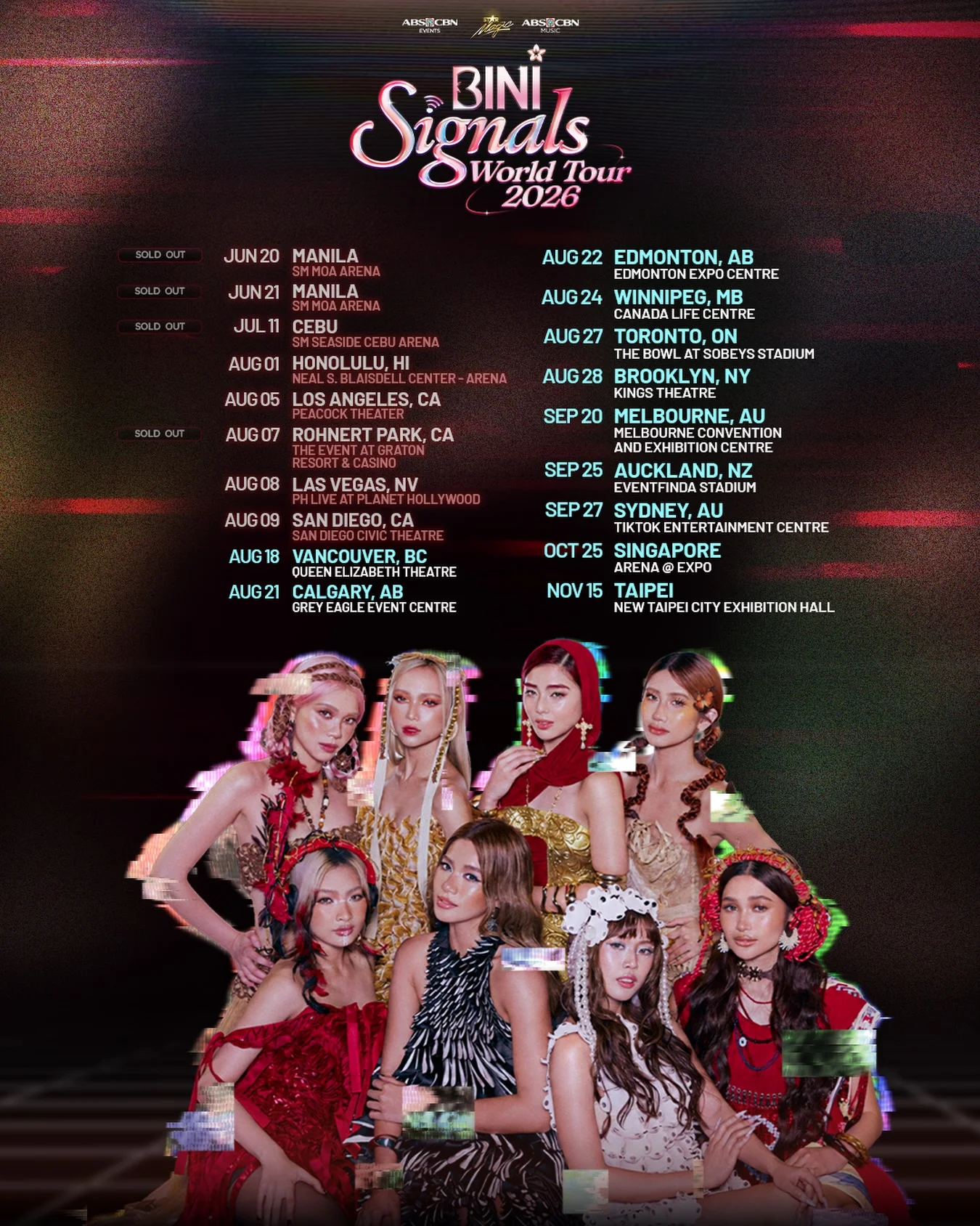 bini signals world tour
