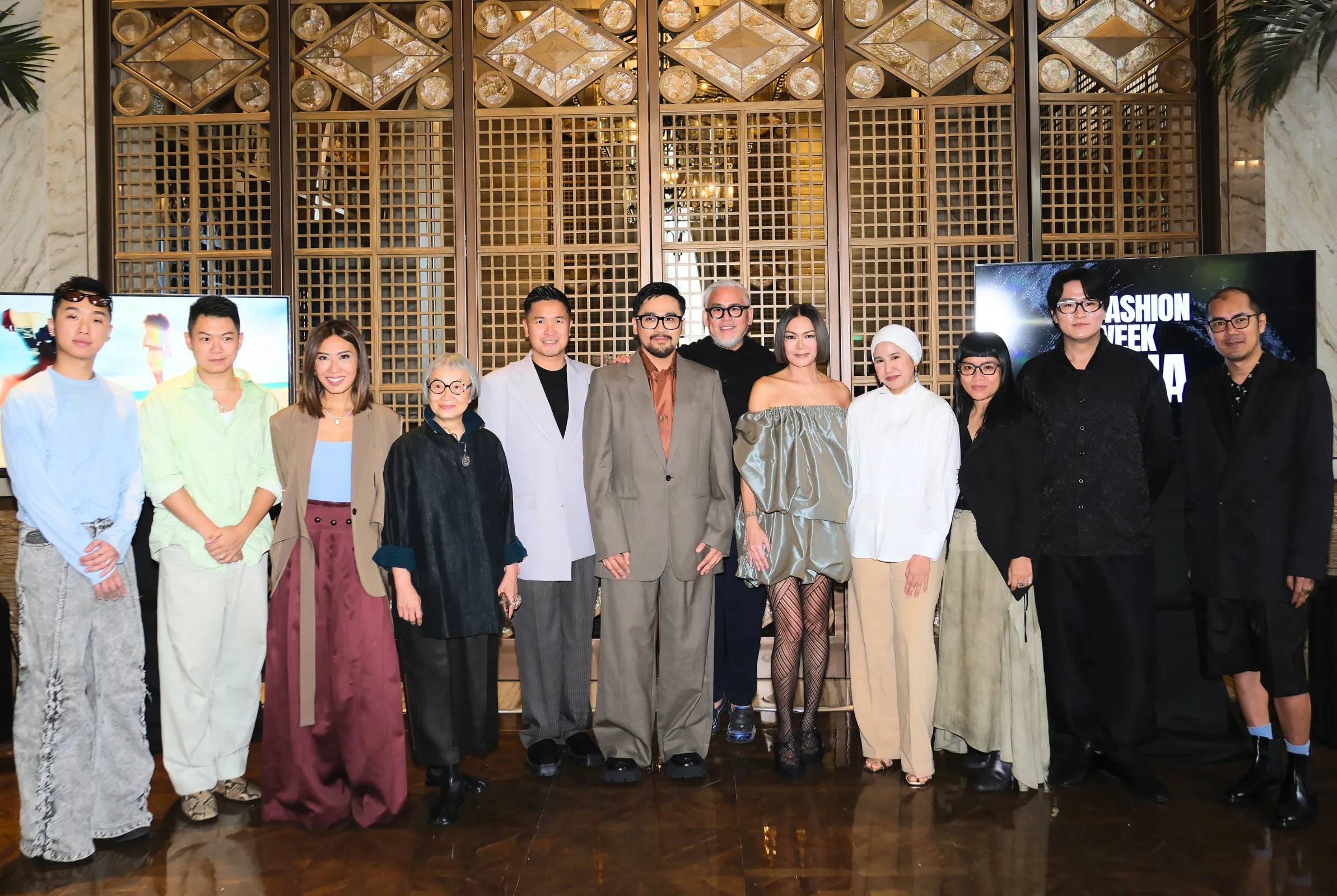 The designers of Fashion Week Asia