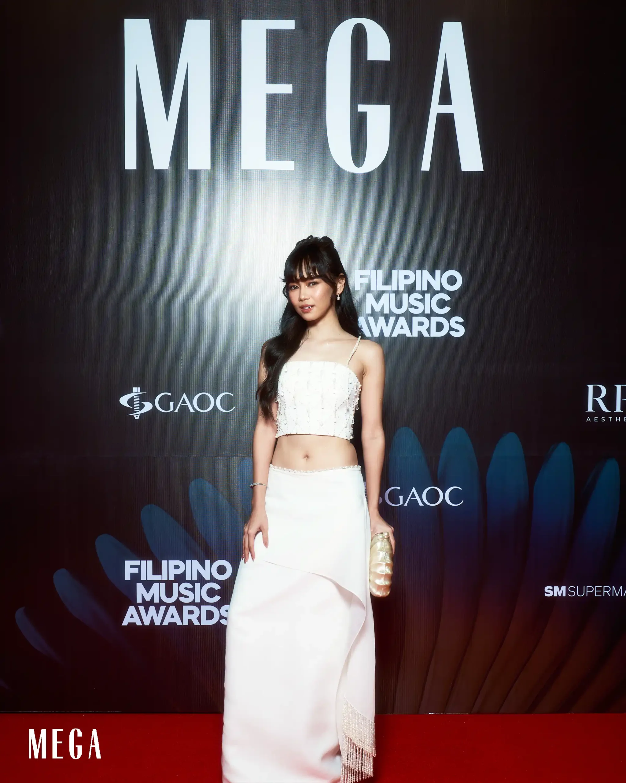 Ashtine Olviga wearing AJ Javier; Styled by Patty Yap
