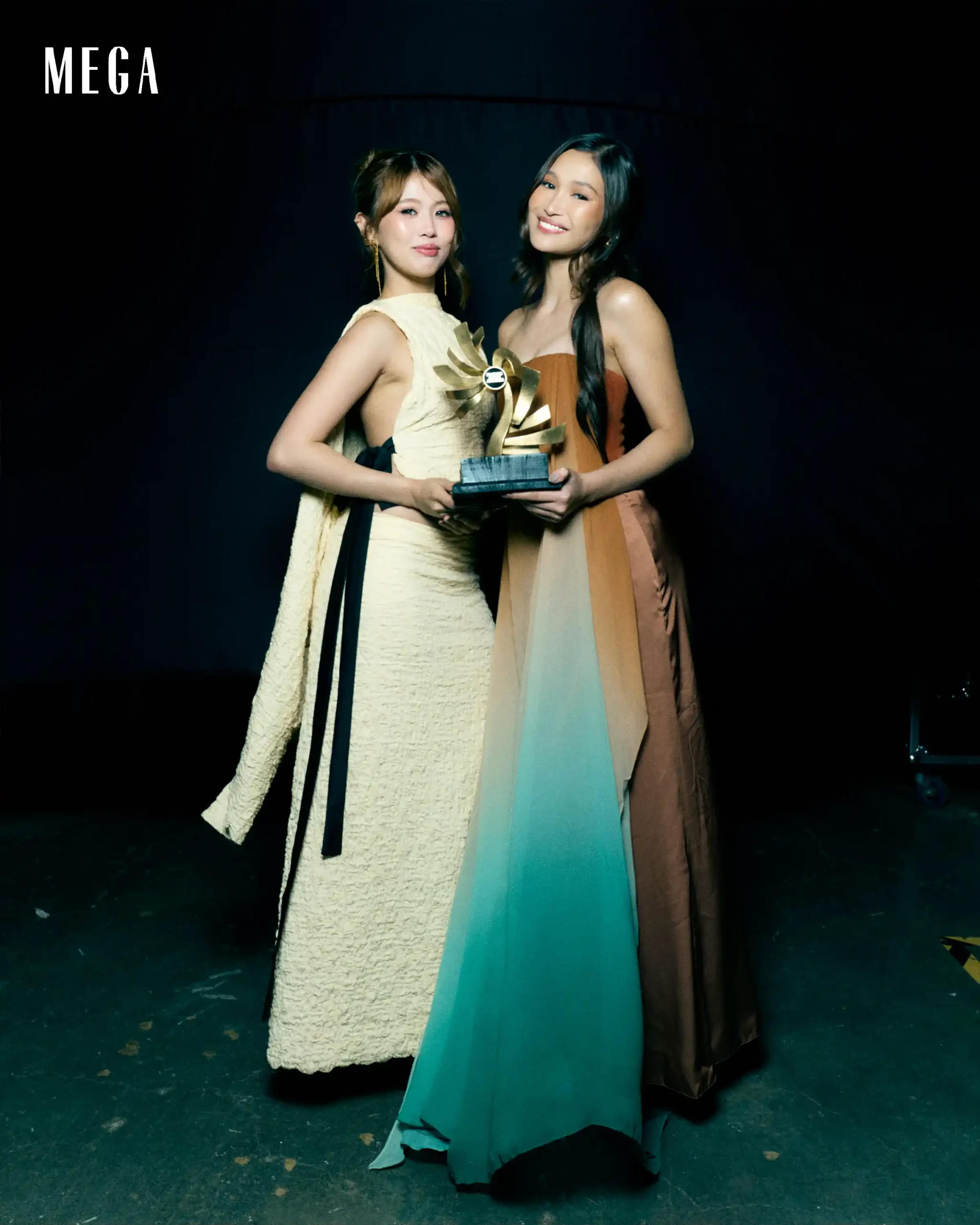 BINI Maloi & BINI Jhoanna wearing Martin Bautista; Styled by Ica Villanueva