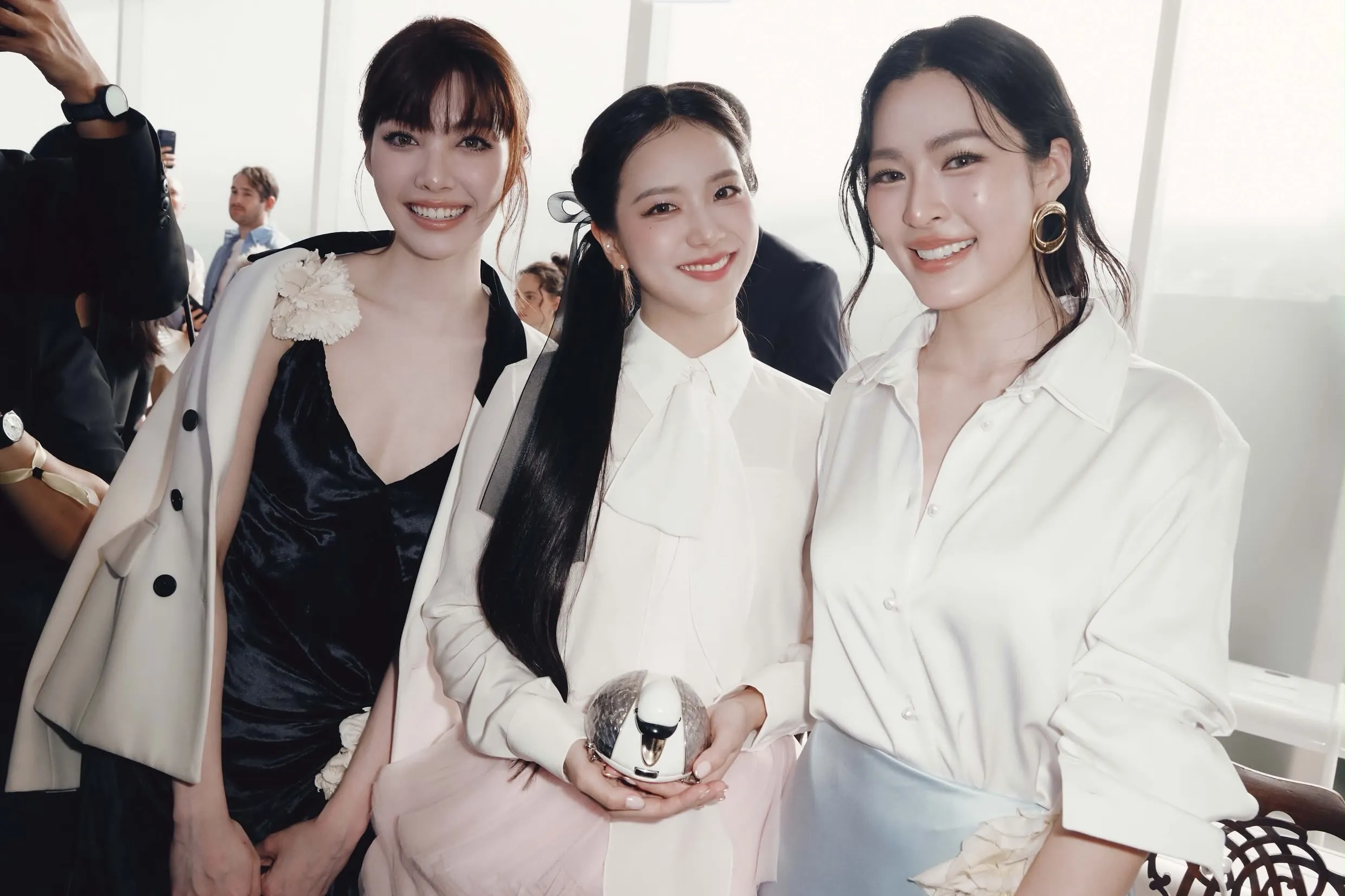 Orm Kornnaphat, Jisso, and Lingling Kwong
