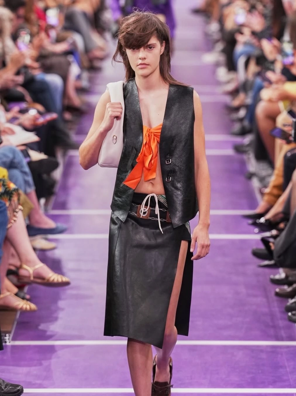 Miu Miu's tousled hair