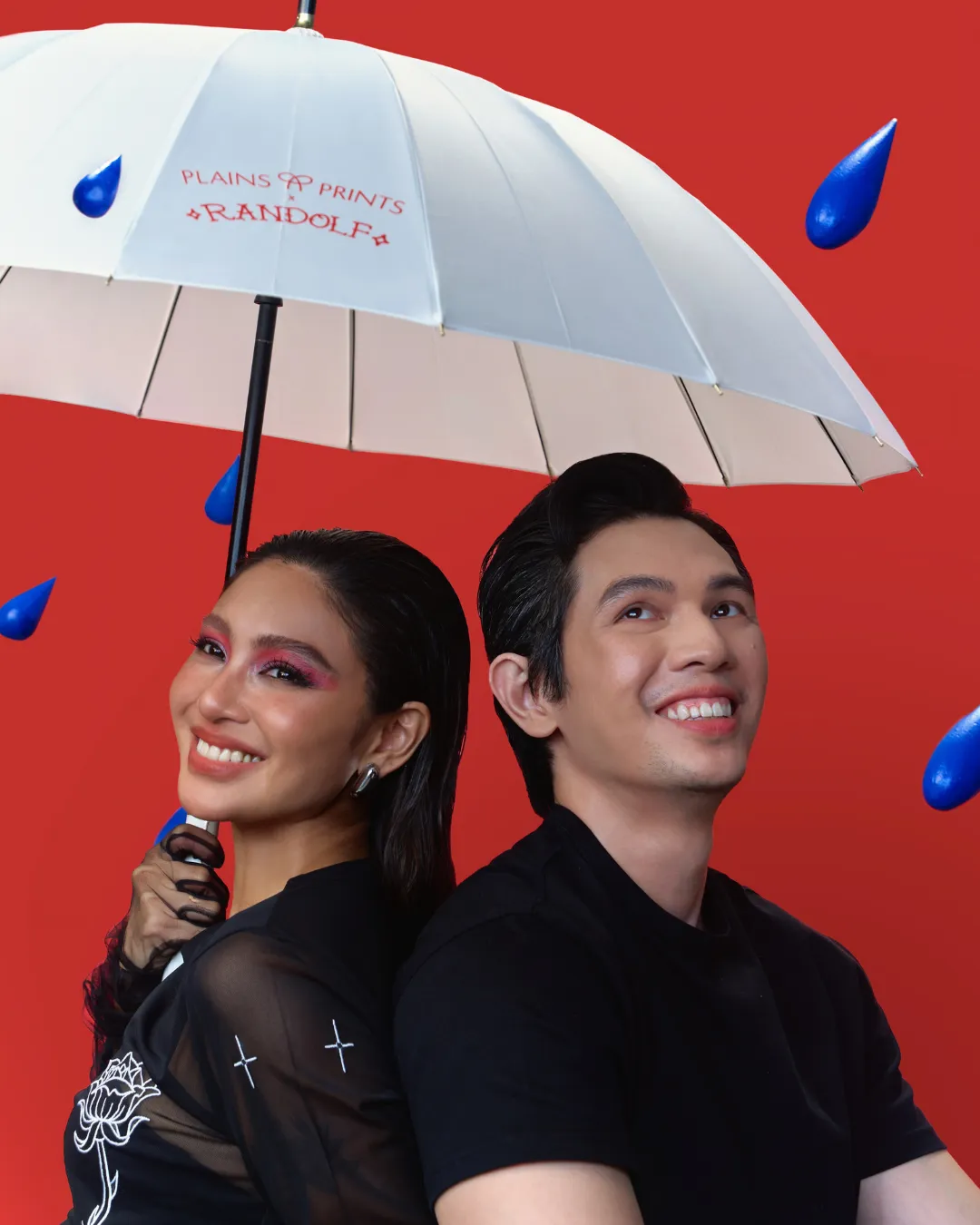 Plains & Print's Newest Face Nadine Lustre with RANDOLF Creative Director, RJ Santos