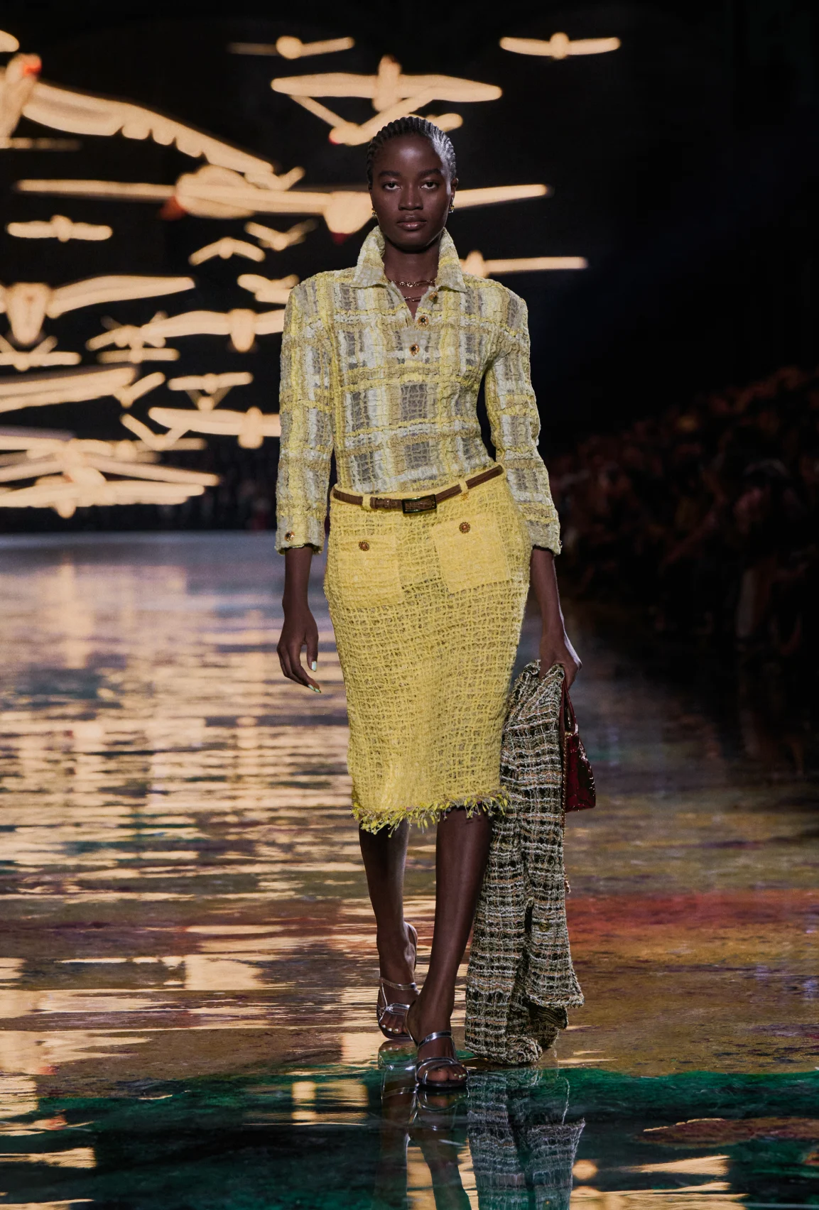 on the Chanel Runway